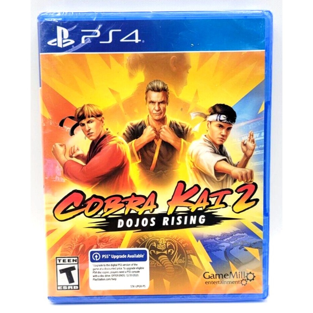 Cobra Kai 2: Dojos Rising - PS4 Playstation 4 Game (Brand NEW) Factory Sealed